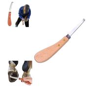 YuWangg Cuchillo para Pezuñas,Tijeras Recortadoras de Pezuña de Acero Inoxidable,Herramienta Profesional para Herrador,Adecuado para el Corte de pezuñas de Animales de Granja