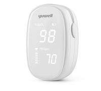 yuwell Saturómetro de Dedo Profesional, Pulsioxímetro, Medidor de Saturación de Oxígeno en Sangre, Pilas Incluidas (YX102)