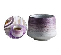 YUWEN Tazas de té de cerámica japonesas, Tazas de Porcelana artesanales, Taza de kungfú Chino de 200ml, Tazas Hechas a Mano de Gran Capacidad, Tazas, platillos, Taza de té