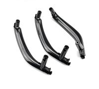yuwhzf Izquierda Derecha 3 Unids/set Puertas Interiores Coche Manija Cubierta Embellecedora Tirar Para BMW X5 X6 F15 F16 2014 2015 2016 2017 2018(RHD Carbon Fiber)