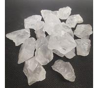 YUWIXMOX Piedras rugosas de cuarzo blanco de 250 g, piedras de cristal de cuarzo blanco crudo, piedras para cabbing, pulido, envoltura de alambre, reiki curativo, fabricación de joyas, decoración de