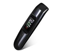 YUWJOOWEE Alcoholímetro portátil, alcoholímetro profesional, sin contacto, con pantalla LCD digital y alarma de voz