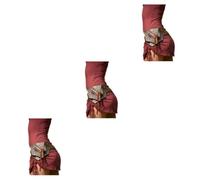 yuwqqoajv 3 Juegos de Riñonera Steampunk portátil, Ligera y Funcional, de Cuero de Amplia aplicación, riñonera Steampunk, Color Tostado