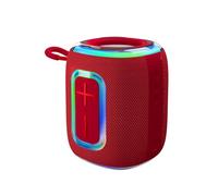 yuwqqoajv Altavoz Bluetooth Profesional Resistente al Agua y con múltiples Modos de reproducción. No teme a la Lluvia. Múltiples Modos de reproducción, Rojo