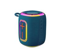 yuwqqoajv Altavoz Bluetooth Profesional Resistente al Agua y con múltiples Modos de reproducción. No teme a la Lluvia. Múltiples Modos de reproducción, Azul