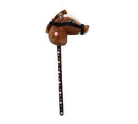 yuwqqoajv Caballo de Juguete de Peluche para Montar, Divertido Juego de simulación para niños Que desarrollan Habilidades de Equilibrio en Interiores. El , marrón Oscuro , 70x20cm