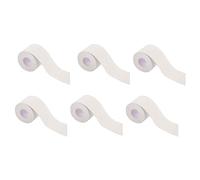 yuwqqoajv Cinta de kinesiología premium de 6 rollos para una amplia aplicación: protección de tobillos elegante y efectiva Cinta de parche muscular atlético, blanco, 3.8 cm * 5m