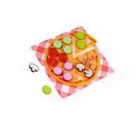 yuwqqoajv El Juego de Comida Interactivo de simulación Ayuda a los niños a desarrollar Habilidades cognitivas y fomenta la expresión Creativa Durante el , Pizza , 22.5 x 22.5 cm