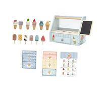 yuwqqoajv Helado de simulación con Juego de Juguetes de para Madera Que Mejora Las experiencias Divertidas Mientras enseña a los niños Importantes