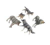 yuwqqoajv Lobos Salvajes, Animales, Cachorros , Juguetes de Animales, Experiencia de Aprendizaje Divertida, de 4 a 6 años, excelente opción de Regalo, fomenta