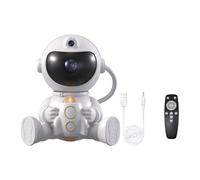 yuwqqoajv Luz de Cielo Estrellado, Delicado y Realista Efecto Nebulosa para relajación, luz Nocturna LED, proyector de Cielo Estrellado, Astronauta ABS, Estilo 2