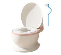 yuwqqoajv Orinal para bebé equipado con funciones de fácil limpieza que hacen que el entrenamiento diario sea sencillo y eficiente. No tiene preocuparse por, Asiento de PVC rosa, 27x39x32cm