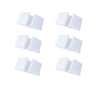 yuwqqoajv Patas de soporte para barreras, estabilizadores de equilibrio reforzados triangulares, estabilizadores de equilibrio ABS para puertas, soportes de piso para cercas