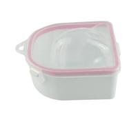yuwqqoajv Recipiente para remojo de uñas, duradero y anticaídas, para salón de belleza, removedor de esmalte en gel, herramienta para manicura y esmaltado en