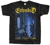 YUWUKEEE Entombed Left Hand Path, Death Metal Music Band T-Shirt (Black) S-5XL