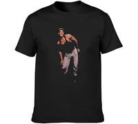 YUWUKEEE Men's Funny Kickboxer Movie Jean Claude Van Damme Dance Scene V2 Regular Fit T Shirt