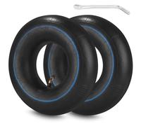 Yuxava 2 Piezas cámaras de Aire 3.00-4 para Carretilla de Mano, 260 x 85 mm cámaras de Aire, ámaras de Aire Ruedas Pequeñas, Manguera de Goma para Carretilla, Manguera de Repuesto, válvula Angular