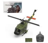 YUXIANG F07 RC Helicóptero - Escala 1/34 UH-1 Huey 6CH Modelo sin escobillas Flybarless con posicionamiento de flujo óptico, control remoto de 2.4 GHz con giroscopio de 6 ejes (versión RTF)