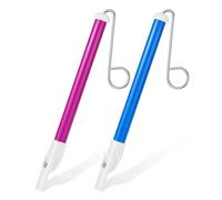 YUXIANLB 2 silbatos deslizantes para adultos, juguete de instrumento musical, silbatos deslizantes de plástico para entrenamiento del habla y los músculos orales de 9.45 pulgadas, flauta, instrumento,