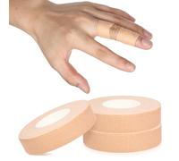 YUXIANLB Cinta Para Dedos 0.5 Pulgadas X 10 Yards Cinta Atlética Extra Fuerte 3 Rollos De Cinta Deportiva Cinta Médica Cinta De Pie Para Escalada En Roca Agarre Baloncesto Levantadores