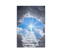 YUXINYUE Holy Cross Lienzo Impreso De Modern Estirado Pictures Cuadros En Lienzo Arte De Pared Para Dormitorio,Christ Hogar Oficina 24x36inch(60x90cm)