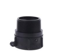 YUXITA Adaptador de manguera de agua IBC macho S60x6 x 2 pulgadas, adaptador de manguera de agua, conector de manguera de jardín, tanque IBC para reemplazo