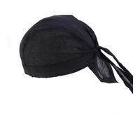 YUXITA Bufanda ajustable, transpirable, gorro de cocinero, pañuelo de cocina, gorro para hombres y mujeres, restaurante, horneado y uso doméstico, Negro, As pictures shown