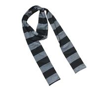 YUXITA Bufanda de cosplay a rayas para adultos, unisex, años 2000, bufanda larga y fina, bufanda delgada para primavera y otoño, bufanda fresca, uso diario para el cuello