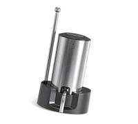 YUXITA Dispensador eléctrico de vino de acero inoxidable, aireador y vertedor automático recargable, accesorios de degustación de vinos