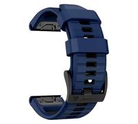 YUXUAN Correa de reloj de silicona suave de 22 mm para Garmin Fenix 8 47 mm/epix Pro 47 mm, Fenix 7/6/5; QuickFit 22 mm correa de reloj se adapta a Garmin D2 Delta/Descent G1, Mittelgroße, Silicona