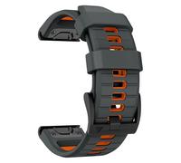 YUXUAN Correa de reloj de silicona suave de 22 mm para Garmin Fenix 8 47 mm/epix Pro 47 mm, Fenix 7/6/5; QuickFit 22 mm correa de reloj se adapta a Garmin D2 Delta/Descent G1, Mittelgroße, Silicona