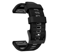 YUXUAN Correa de reloj de silicona suave de 22 mm para Garmin Fenix 8 47 mm/epix Pro 47 mm, Fenix 7/6/5; QuickFit 22 mm correa de reloj se adapta a Garmin D2 Delta/Descent G1, Mittelgroße, Silicona