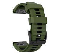 YUXUAN Correa de reloj de silicona suave de 22 mm para Garmin Fenix 8 47 mm/epix Pro 47 mm, Fenix 7/6/5; QuickFit 22 mm correa de reloj se adapta a Garmin D2 Delta/Descent G1, Mittelgroße, Silicona