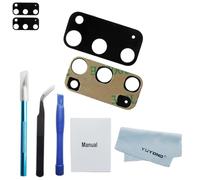 YUYOND 2 unids OEM original cámara trasera lente de cristal reemplazo para Samsung Glaxy S20 6.2 pulgadas con adhesivo preinstalado con reparación kit herramientas