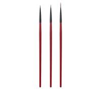 YUYQAQ 3 pinceles de pintura para decoración de uñas, bolígrafo de dibujo de línea de rayas finas, pincel de rayas para delineador de uñas, cepillo de uñas para dibujar, diseño de arte de uñas,