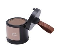 YUYTE 10G Polvo de Sombra de Cabello, Relleno de Línea de Línea de Línea de Cabello Suave y Duradero Oculta las Raíces Grises con Espejo y Bocanada para Todo Tipo de Cabello (marrón claro)