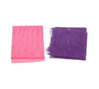 YUYTE 2 PCS African Exfoliante Neto Africano Neto Ducha Africana Neta Nylon Limpieza Profunda Malla de Lavado de la Piel Muerta Aceite de Tierra con Diseño Poroso Seco y Seco para el