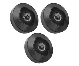 YUYTE 3PCS RGB Colorful Puck Light USB Recargable Debajo del Gabinete Iluminación con Control Dual para Gabinetes y Armarios