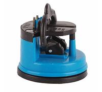 YUYTE Afilador Manual Rojo con Ventosa para Uso en Cocina y Herramienta Afiladora de Tijera Compacta con Cuchillas de Acero de Tungsteno (BLUE)