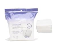 YUYTE Almohadillas Desmaquillantes Desechables, Bordes Prensados de 3 Capas Almohadillas Absorbentes de Doble Cara de Algodón Suave para Arte y Belleza de Uñas, con Bordes Bien (100 piezas)