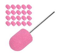 YUYTE Banda de Lijado de Uñas, Broca Juego de Tapas de Pulido para Decoración de Uñas con Papel de Lija Fino de Alta Resistencia, para Manicura Recorte de Pulido Vidrio Plástico (PINK)