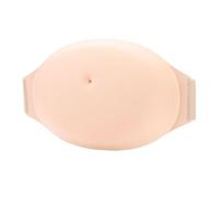 YUYTE Barriga de embaraza realista Barriga artificial espuma viscoelástica Disfraz embarazo falso para fiestas Cosplay actuación escenario Vientre postizo mujer Embarazo simulado