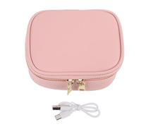 YUYTE Bolsa de Maquillaje Caja Cosmética de Viajes Bolsa de Aseo con 3 Color Temperatura Mirror LED LED 2000mAh Batería USB Recargable para Mujeres Niñas