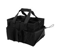 YUYTE Bolsa para Artículos de Limpieza Bolsa Impermeable de Tela Oxford para Ama de Llaves con Correa Ajustable para el Hombro Divisor Acolchado Múltiples Compartimentos para