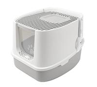 YUYTE Caja de para Gatos Grande, Caja de para Gatos con Capucha Completamente Cerrada con Pala para para, Pedal de Que Cae, Cubierta Superior Que Se Puede Abrir, para (Talla L)