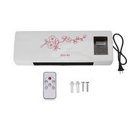 YUYTE Calentador de Aire Acondicionado, Versátil Enchufe de la UE 220 V Portátil de bajo Ruido Enfriador de Aire Montado en la Pared con Control Remoto para el Hogar Baño Dormitorio