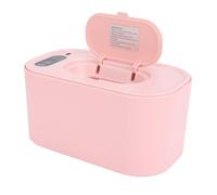 YUYTE Calentador de Toallitas para Bebés, Calentador de Toallitas Portátil 2 en 1 con Pantalla Digital y Retorno Automático, Capacidad para 80, para el Hogar y los Viajes (PINK)