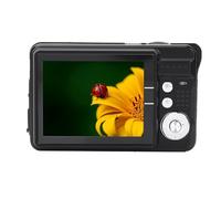 YUYTE Cámara de Vídeo Digital HD de 2,7 Pulgadas con Micrófono Incorporado y Correa para la muñeca: Juguete para Niños, para Exploración y Creatividad (Black)