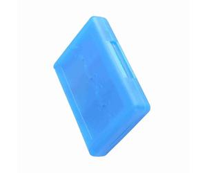 YUYTE Card Storage Box 2 Cartucho del Cartucho de Juego con 2 Ranuras de Tarjetas SD 2 TF 2 Ranuras de Lápidas para Tarjetas de Juego 3ds DSL DSI LL (Blue)