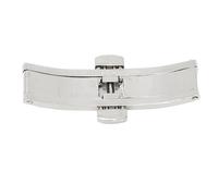 YUYTE Cierre de Reloj de 6mm, Botón Pulsador de Repuesto, Accesorio de Acero Inoxidable, Cierre Desplegable para Correas de Reloj (6 * 21)